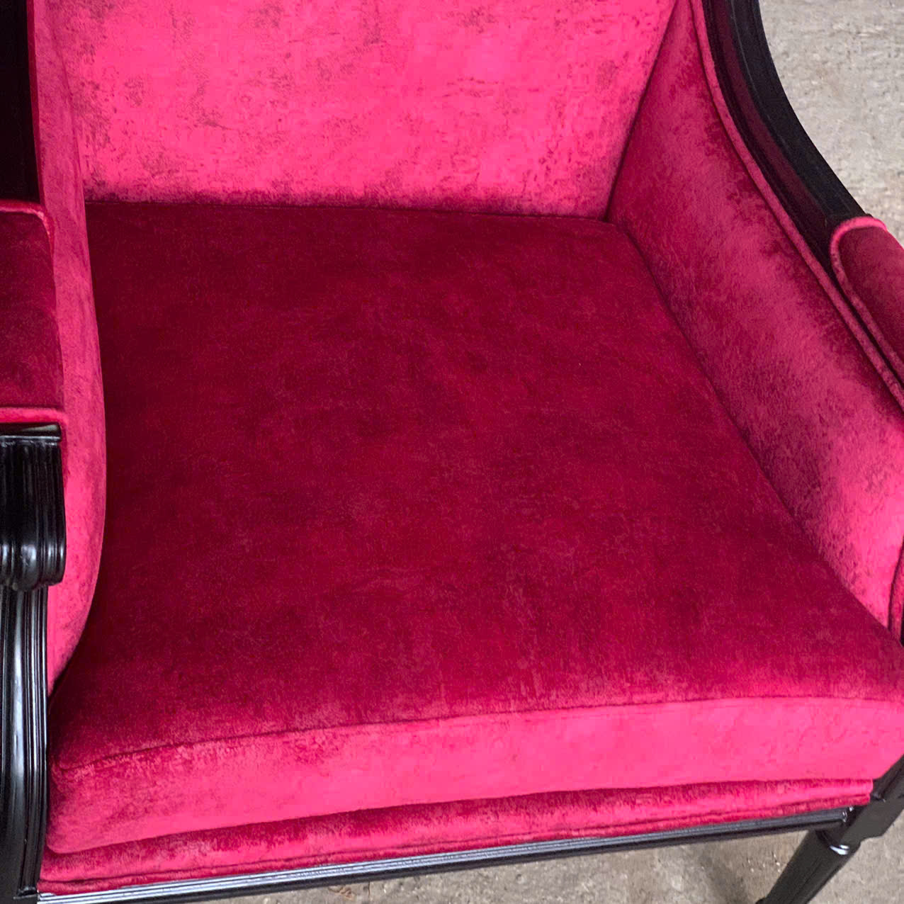 SOFA ĐƠN LOUIS 16 CỔ ĐIỂN BỌC VẢI NHUNG